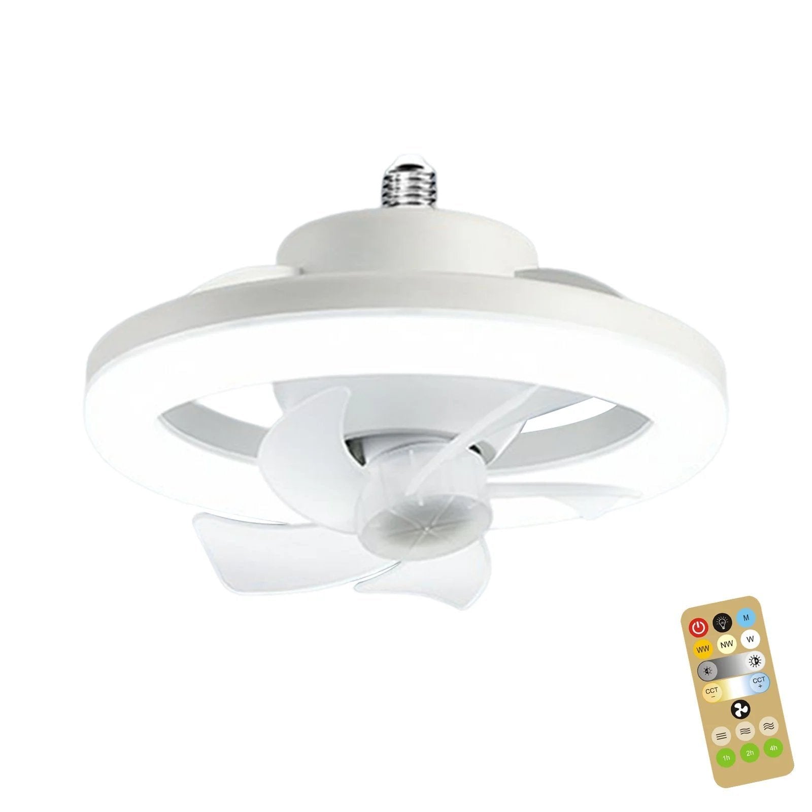 🔥 2-in-1  360 ° Rotating Ceiling Fan Light With Remote Control 😍