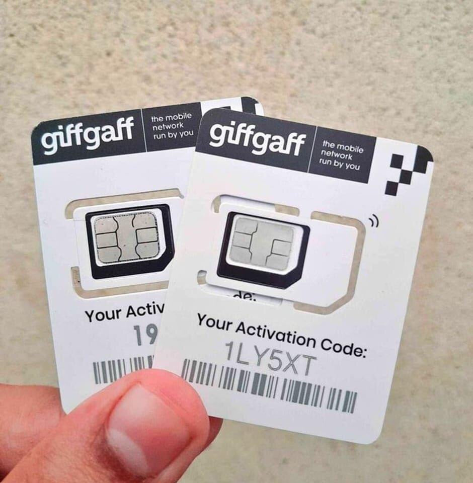 Giff Gaff UK Original Sim