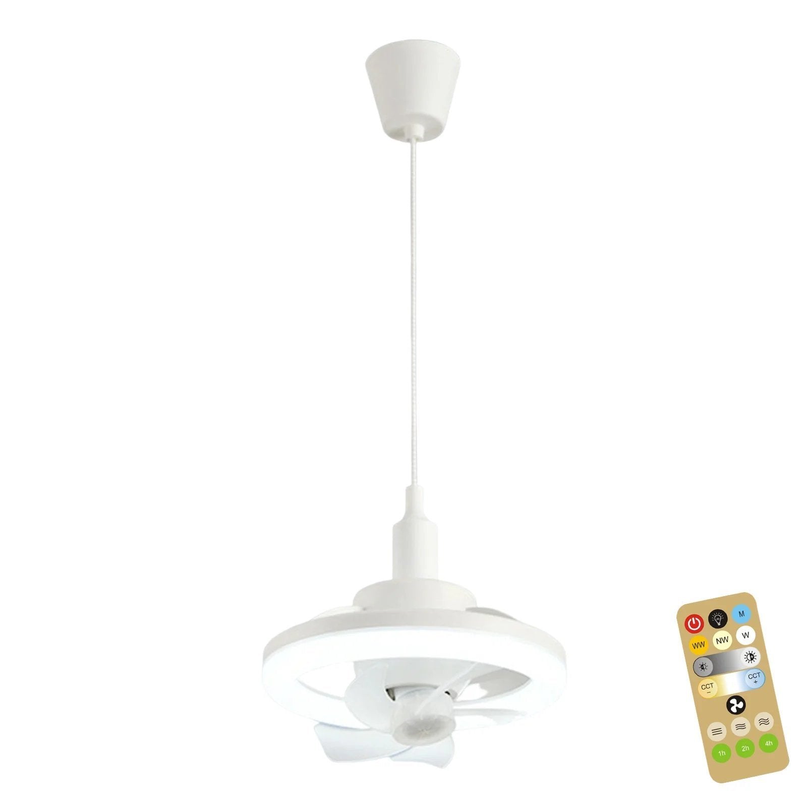 🔥 2-in-1  360 ° Rotating Ceiling Fan Light With Remote Control 😍