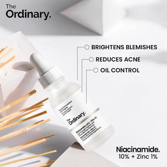 The Ordinary Niacinamide 10% + Zinc 1% Face Serum  ( Canada Imported )